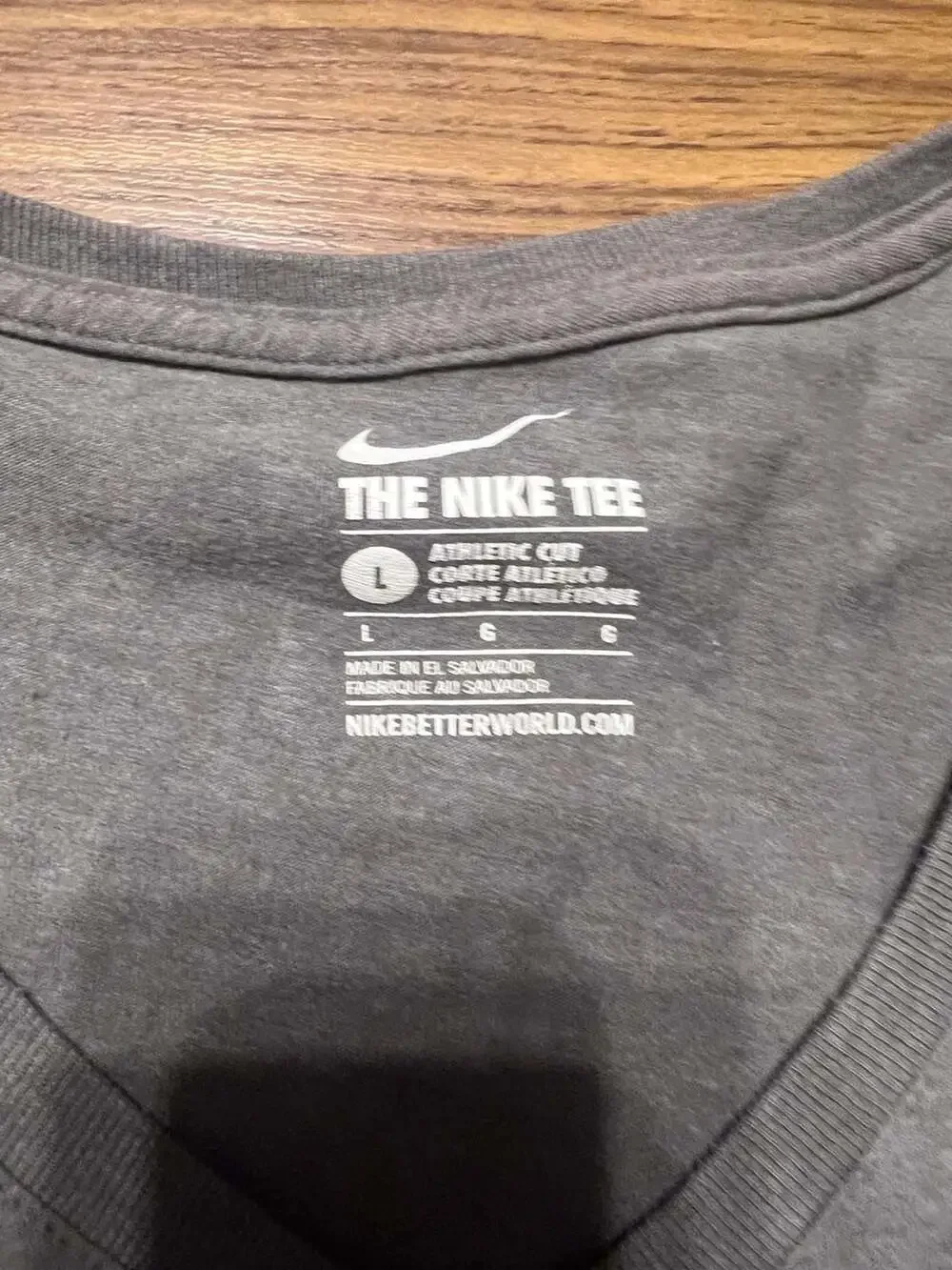 Nike tee gray